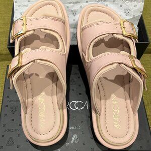 NWB! MARCCAIN Sandals Pink/Nude Size 41 or US 10
